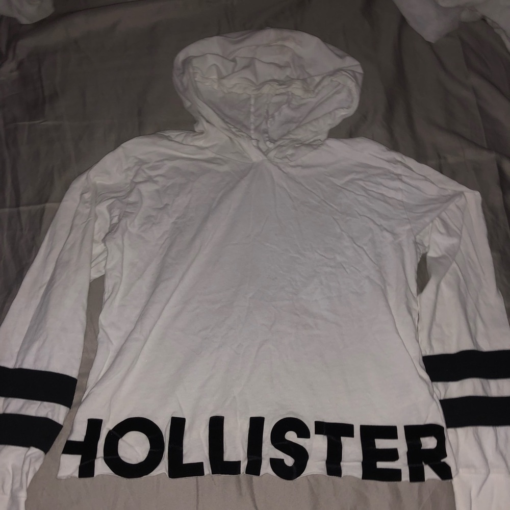 hollister crop hoodie